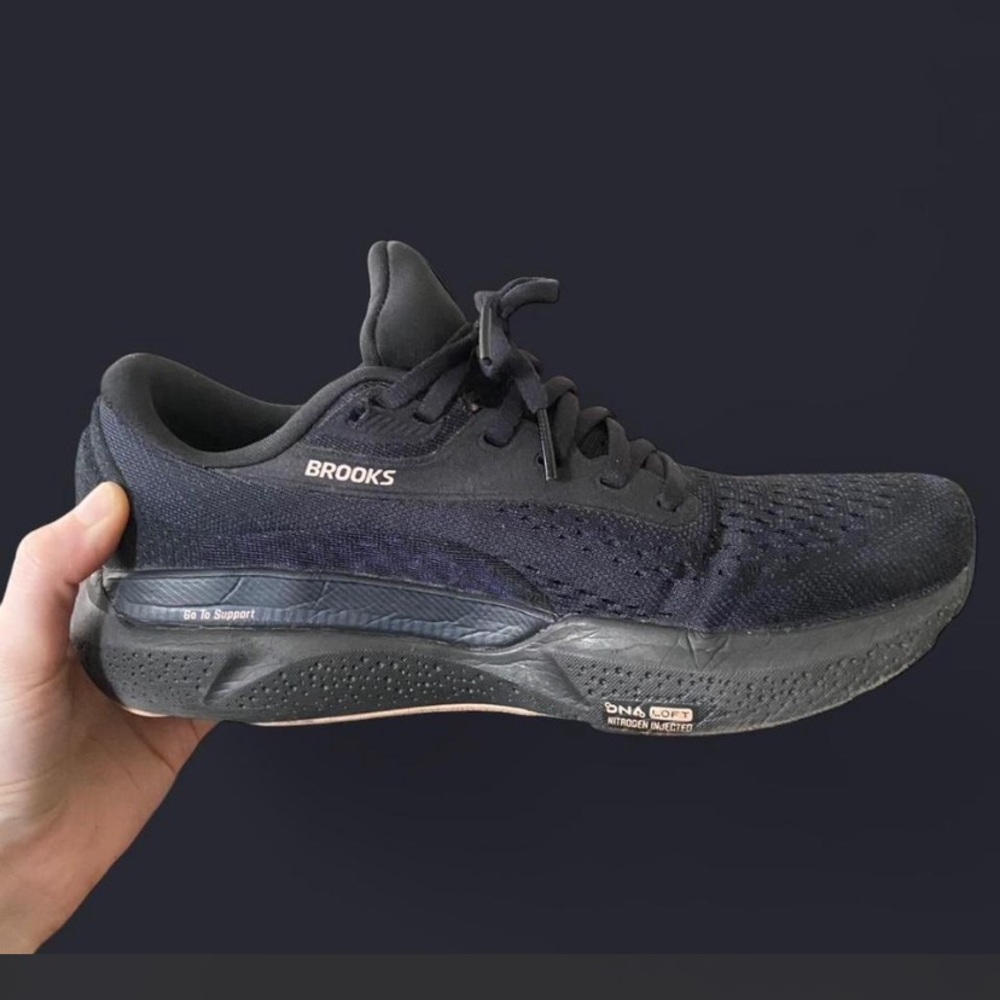 Brooks Adrenaline GTS 24 Women's Running Shoes - Black & Blue - Picture 6 of 8